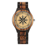 Viking Compass Wooden Watch