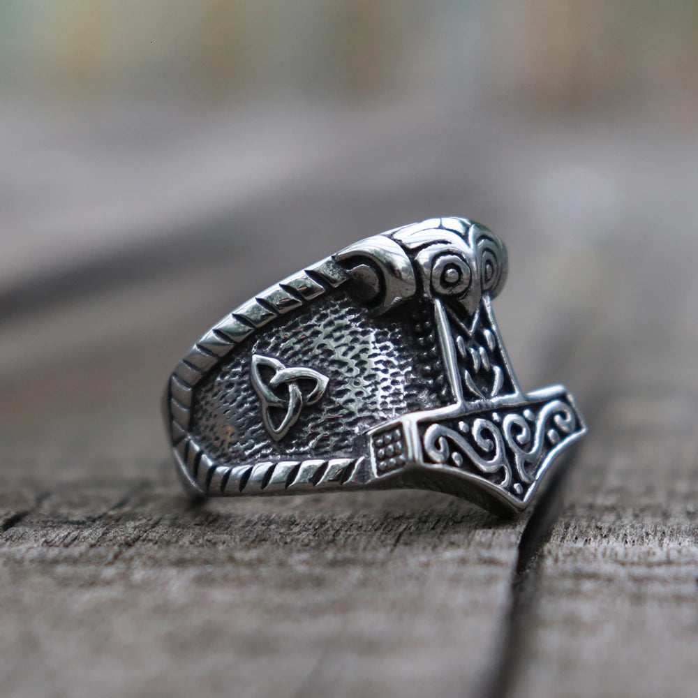 Thor Hammer Mjolnir Ring