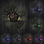 VIKING CLOCK - YGGDRASIL "TREE OF LIFE"