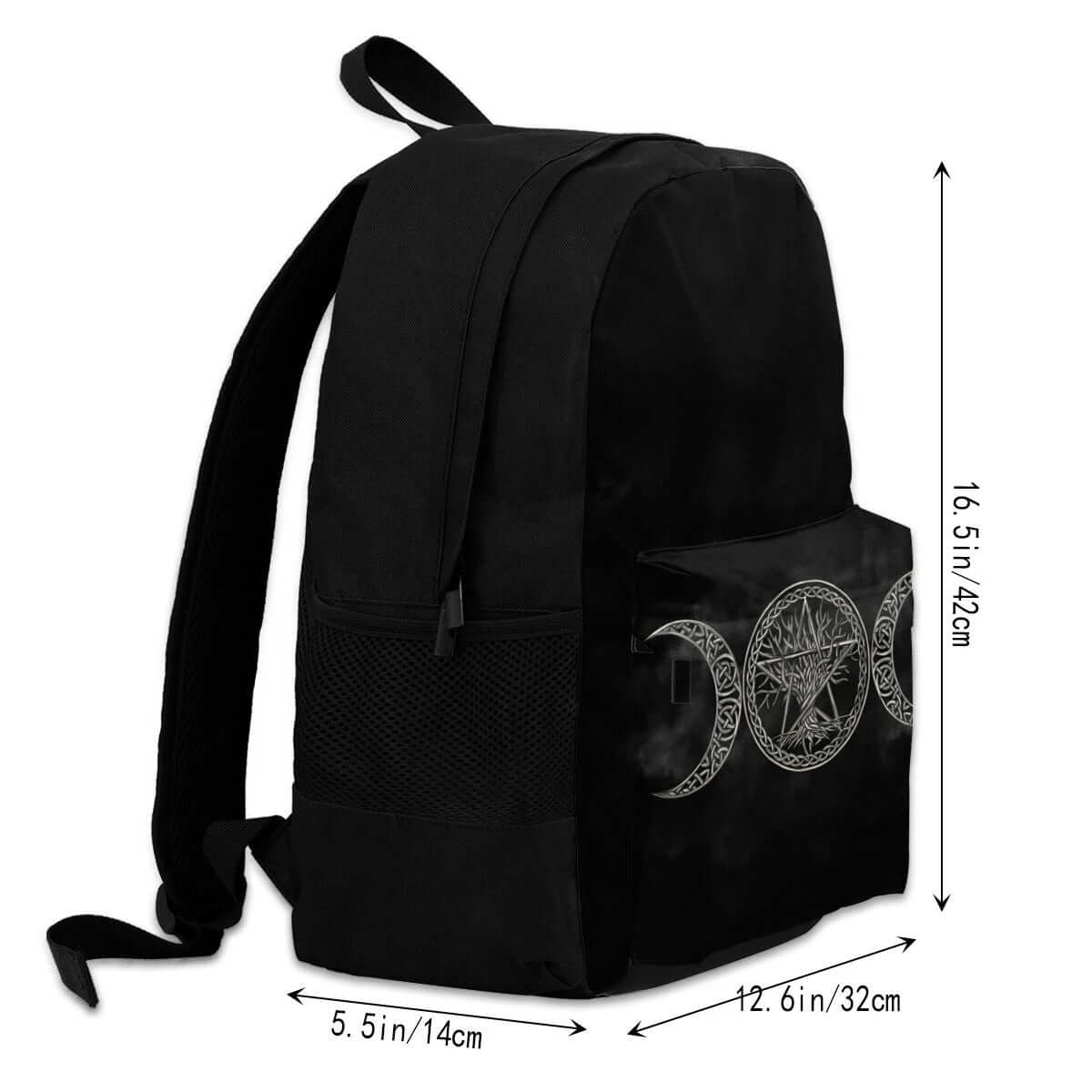 Celtic Triple Moon Large Capacity Viking Backpack