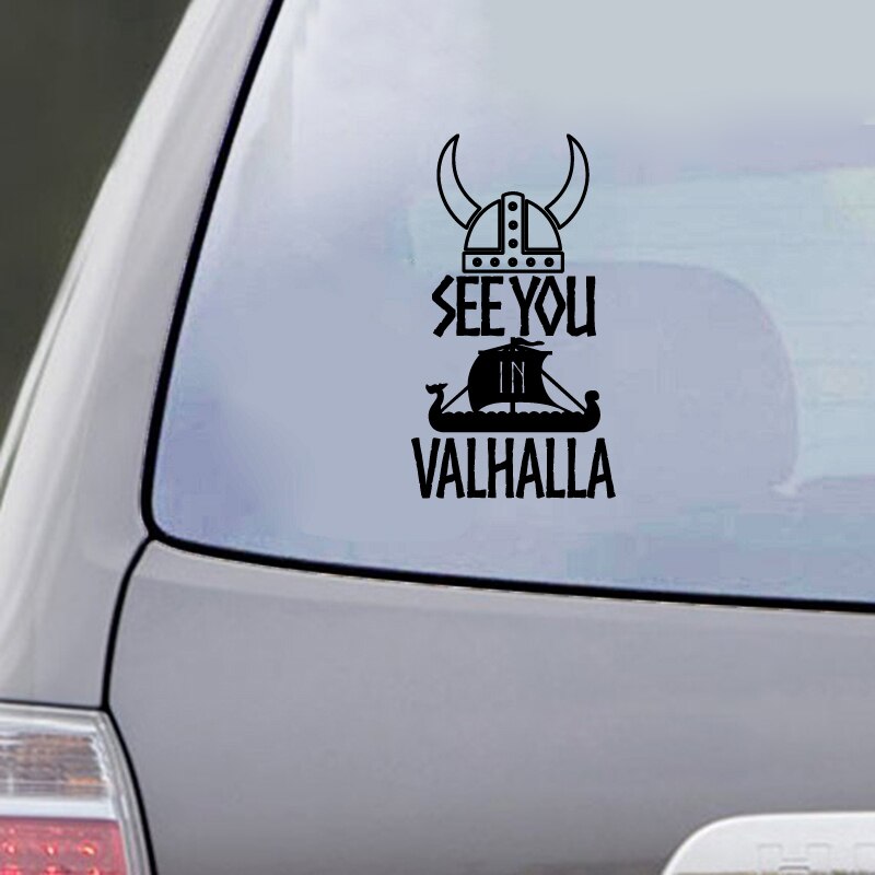 See you in Valhalla Car Decal Stickers