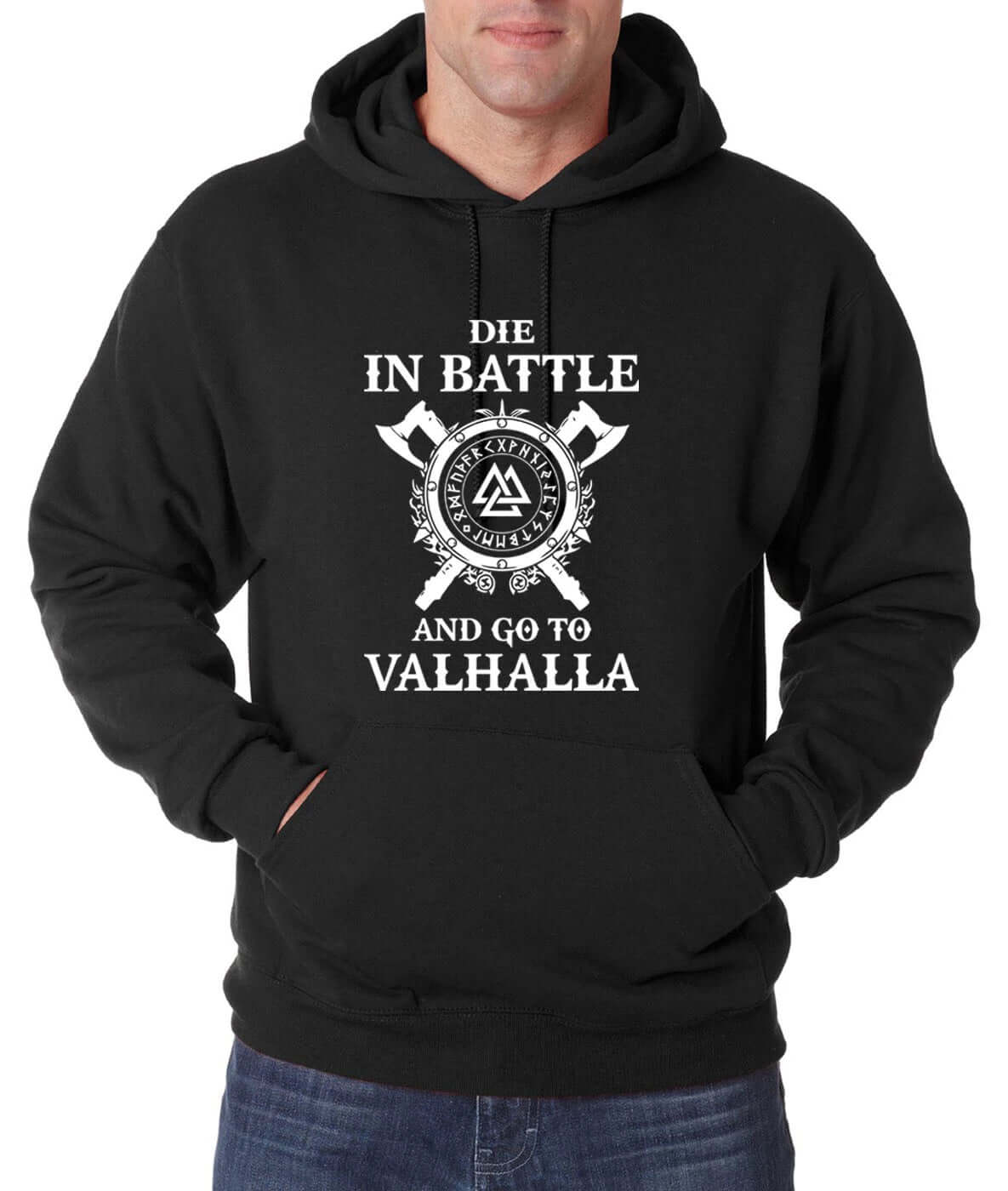 Go to Valhalla (Viking Hoodie)