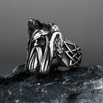 Odin And Ravens Viking Ring