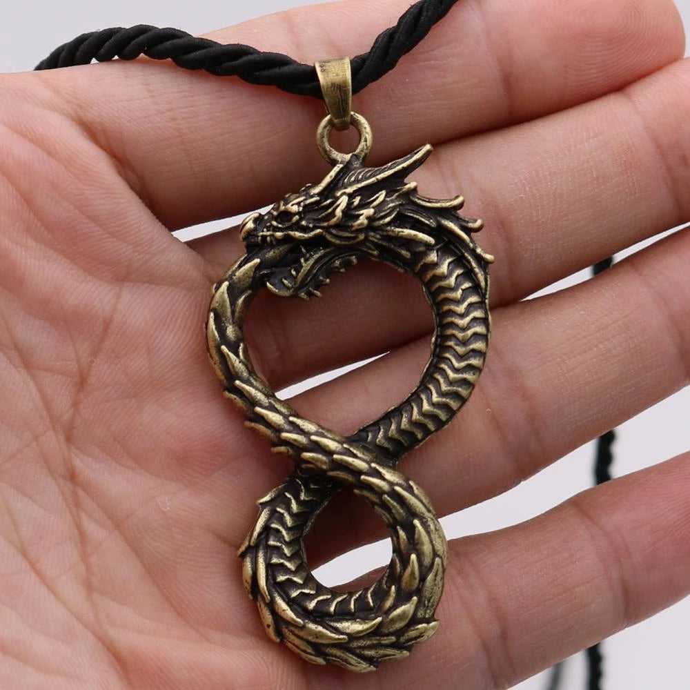 Norse Dragon Jörmungandr Pendant Necklace