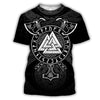 Valknut and Battle Axe Viking Shirt