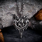 VIKING NECKLACE - HUGINN & MUNINN