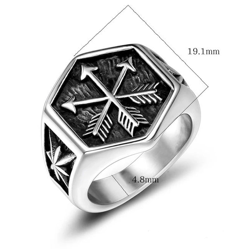 Vintage-Viking-Arrow-Ring-for-Men