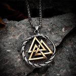 Jormungandr Valknut Necklace