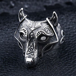 Fenrir Wolf Viking Ring