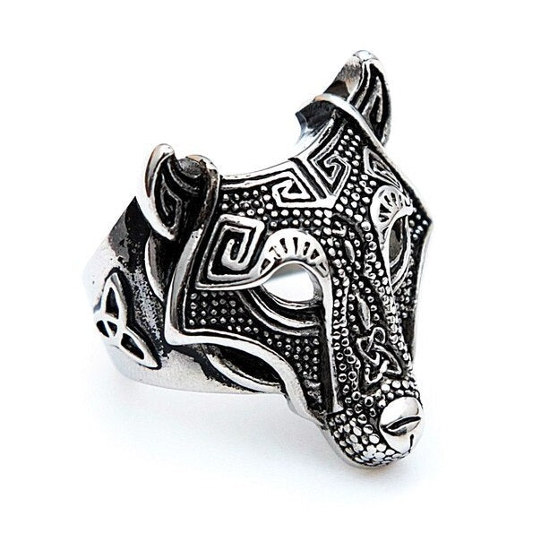 Fenrir Wolf Viking Ring