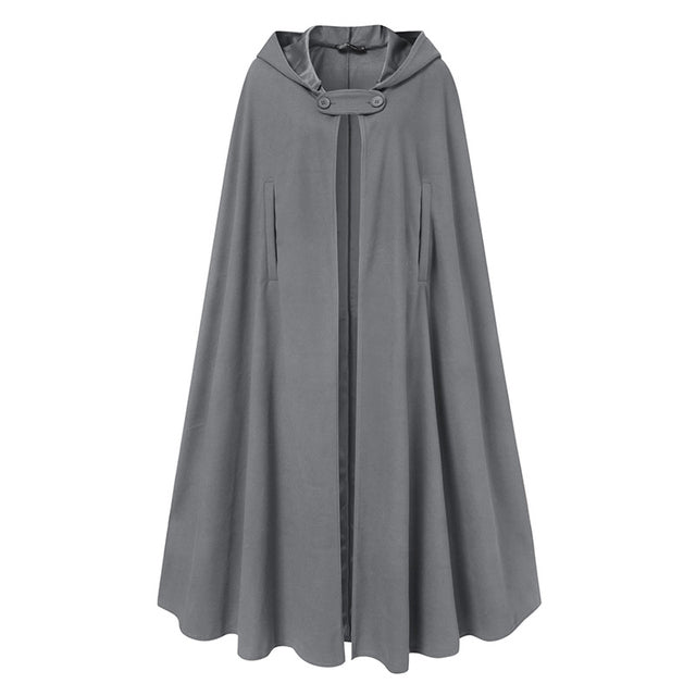 Women Long Hooded Cloak