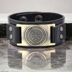 Vegvisir Leather Bracelet