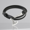 Nordic Axe Leather Bracelet