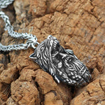 Berserker Warrior Stainless Steel Pendant Necklace