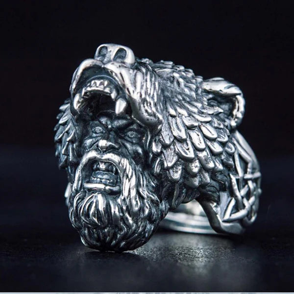 Berserker Viking Warrior Ring