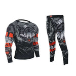 Boxing Set Compression - RAGNAROK - Wolf Jersey and Pant / M - compression set