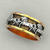 Sleipnir Gold Ring (Odin's Horse)