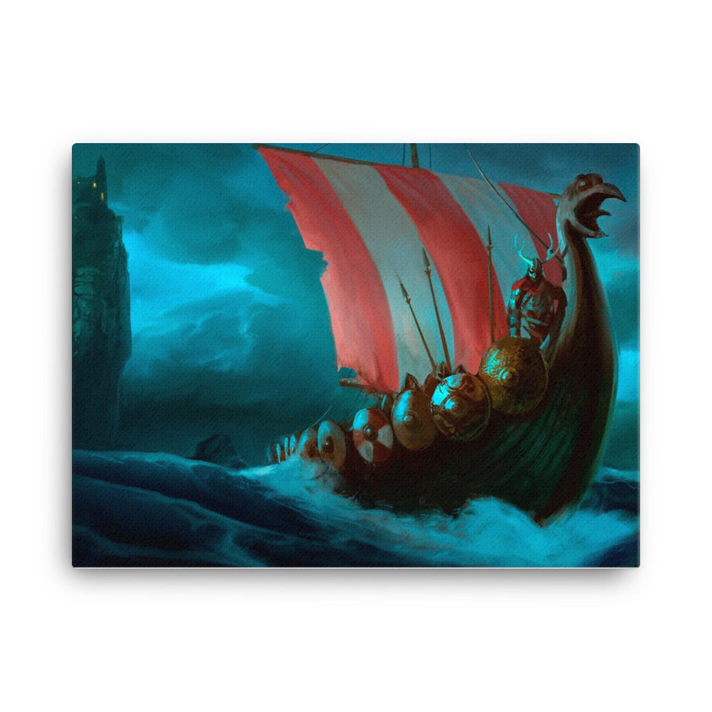 Viking Ship Canvas