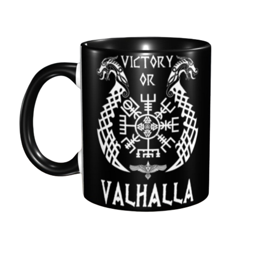 Victory Or Valhalla Two-Tone Coffee Mug