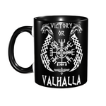 Victory Or Valhalla Two-Tone Coffee Mug