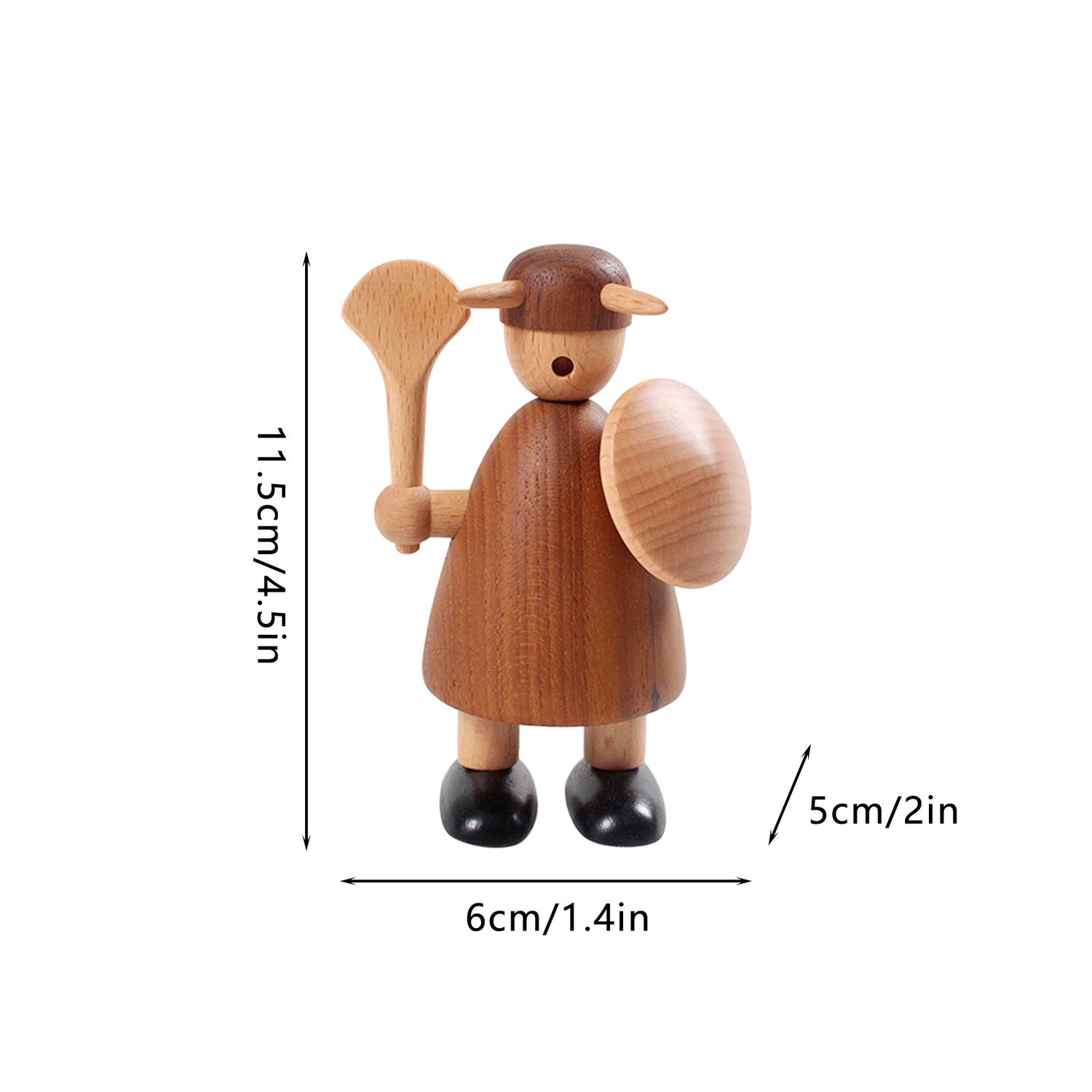 VIKING WOODEN STATUE