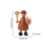 VIKING WOODEN STATUE