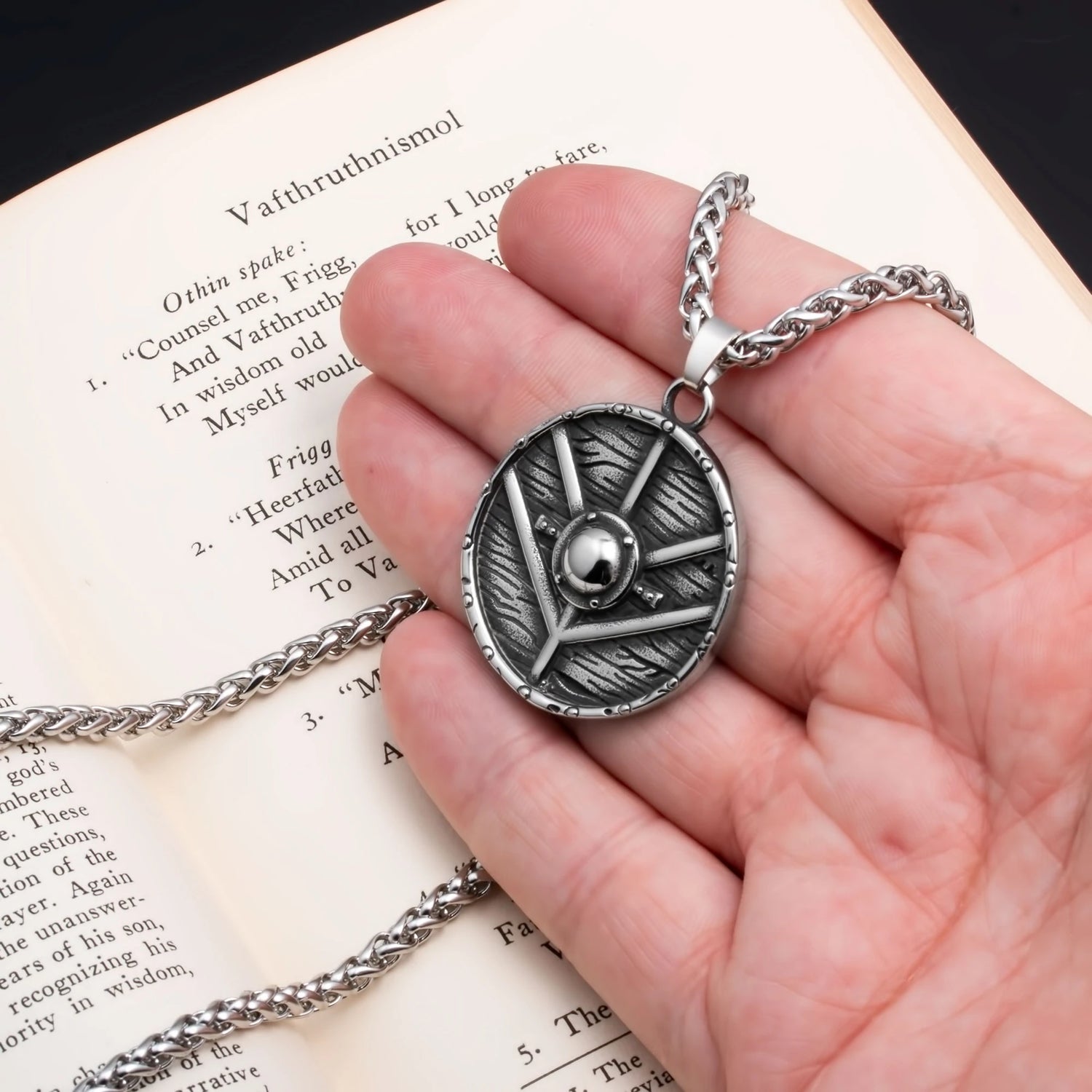 Lagertha's Shield Viking Necklace