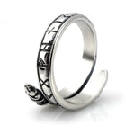 Jörmungandr Viking Ring - Sterling Silver