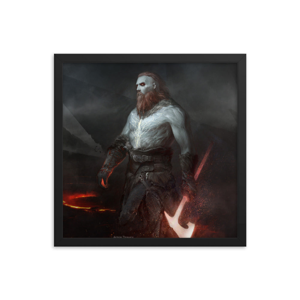 Norse God Tyr (Viking poster)