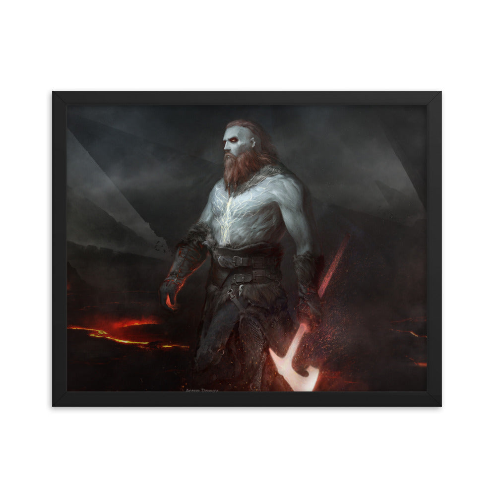 Norse God Tyr (Viking poster)