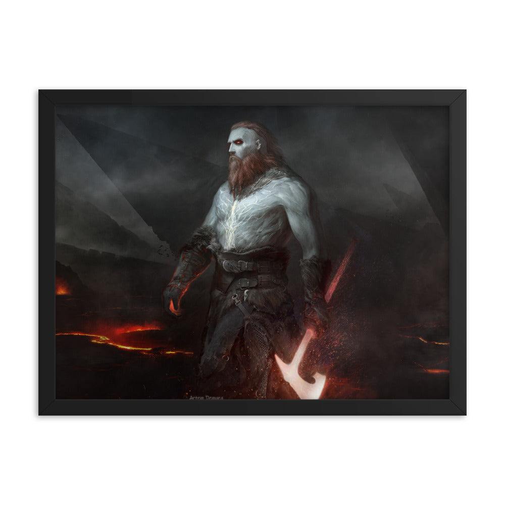 Norse God Tyr (Viking poster)