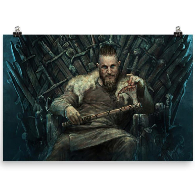 Ragnar Lothbrok (Vikings Poster)