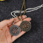 VIKING NECKLACE - COMPASS