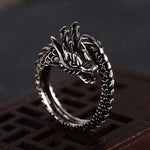 Norse Dragon Adjustable Ring