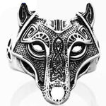 Fenrir Wolf Viking Ring - wolf ring