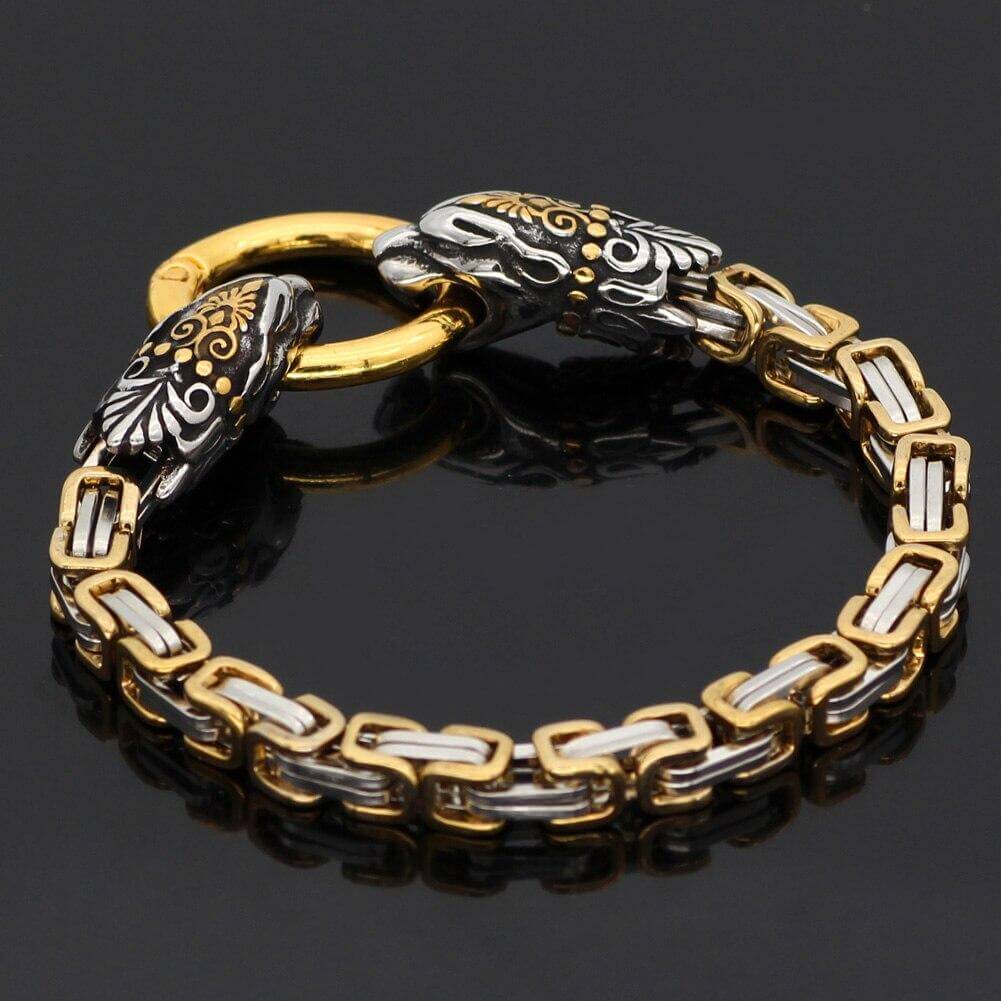 Gold Trimmed Tiger Bracelet