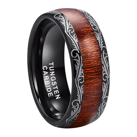Wood Ring - Viking Style