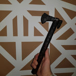 Hand-Forged Rail Spike Viking Axe