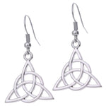 Trinity Celtic Knot Drop Earrings