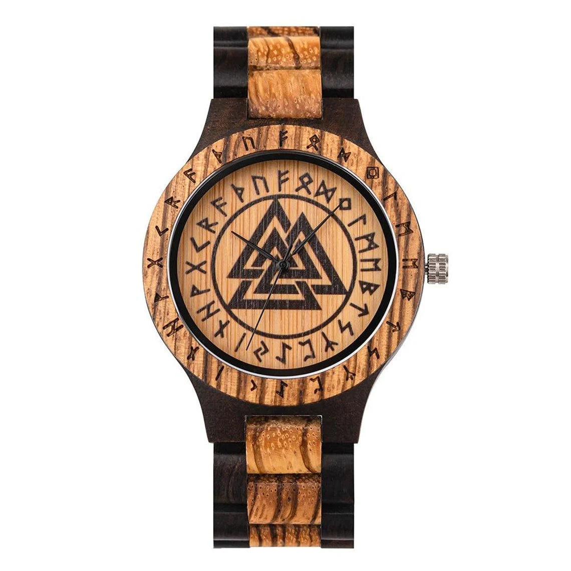 Valknut Wooden Watch