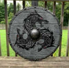 24" Battle-worn Fenrir Grey Wolf Viking Shield