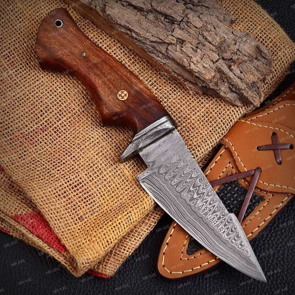 Medieval Hunting Knife With Sheath