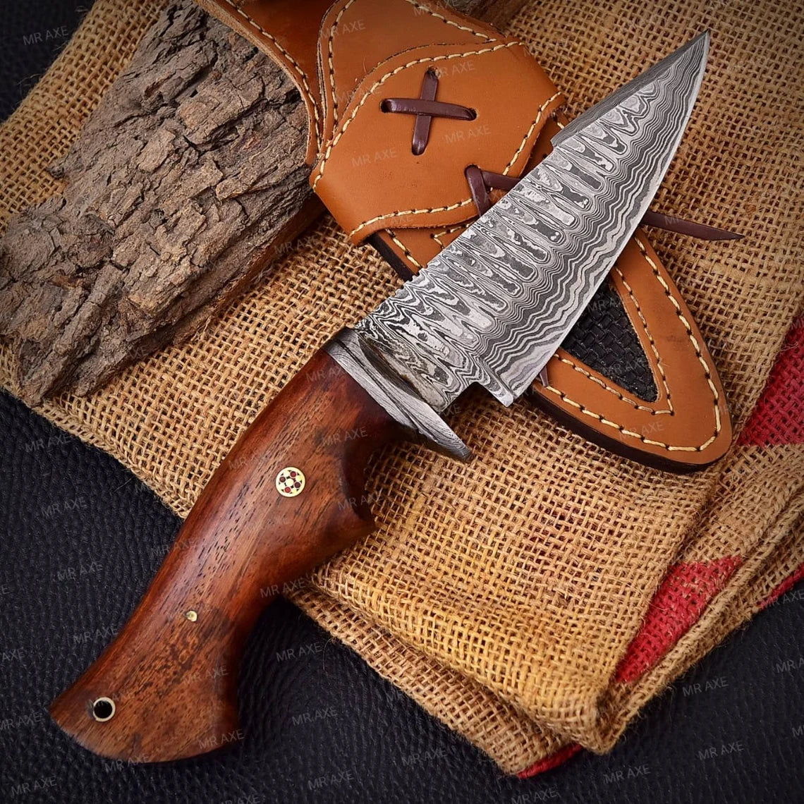 Medieval Hunting Knife With Sheath