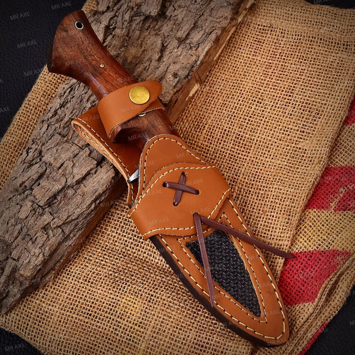 Medieval Hunting Knife With Sheath