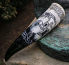 Viking Raven from Gotland  - Carved Drinking Horn