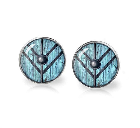 Lagertha's Shield Viking Earrings