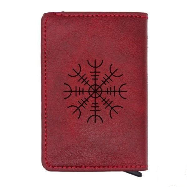 VIKING WALLET - VEGVISIR SYMBOL