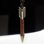 Handmade-Vintage-Leather-Arrow-Pendant-Necklace