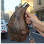 Stainless Steel Contoured Viking Flask