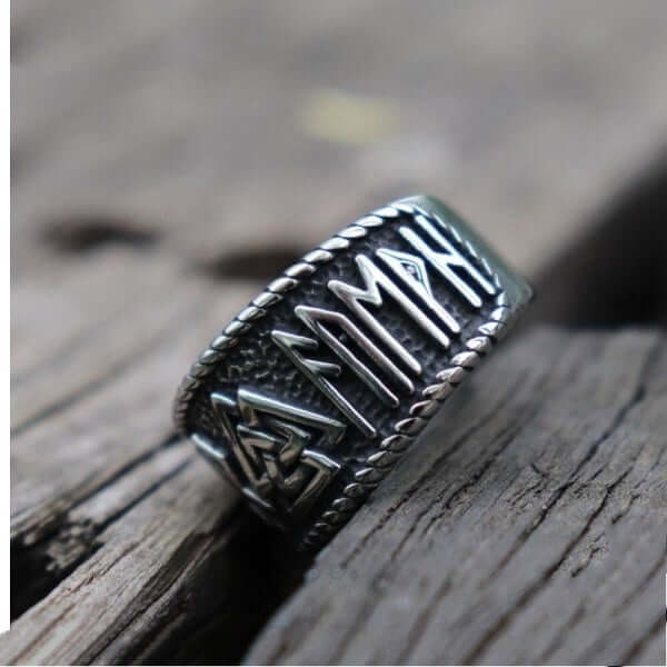 Hail Odin Valknut Ring